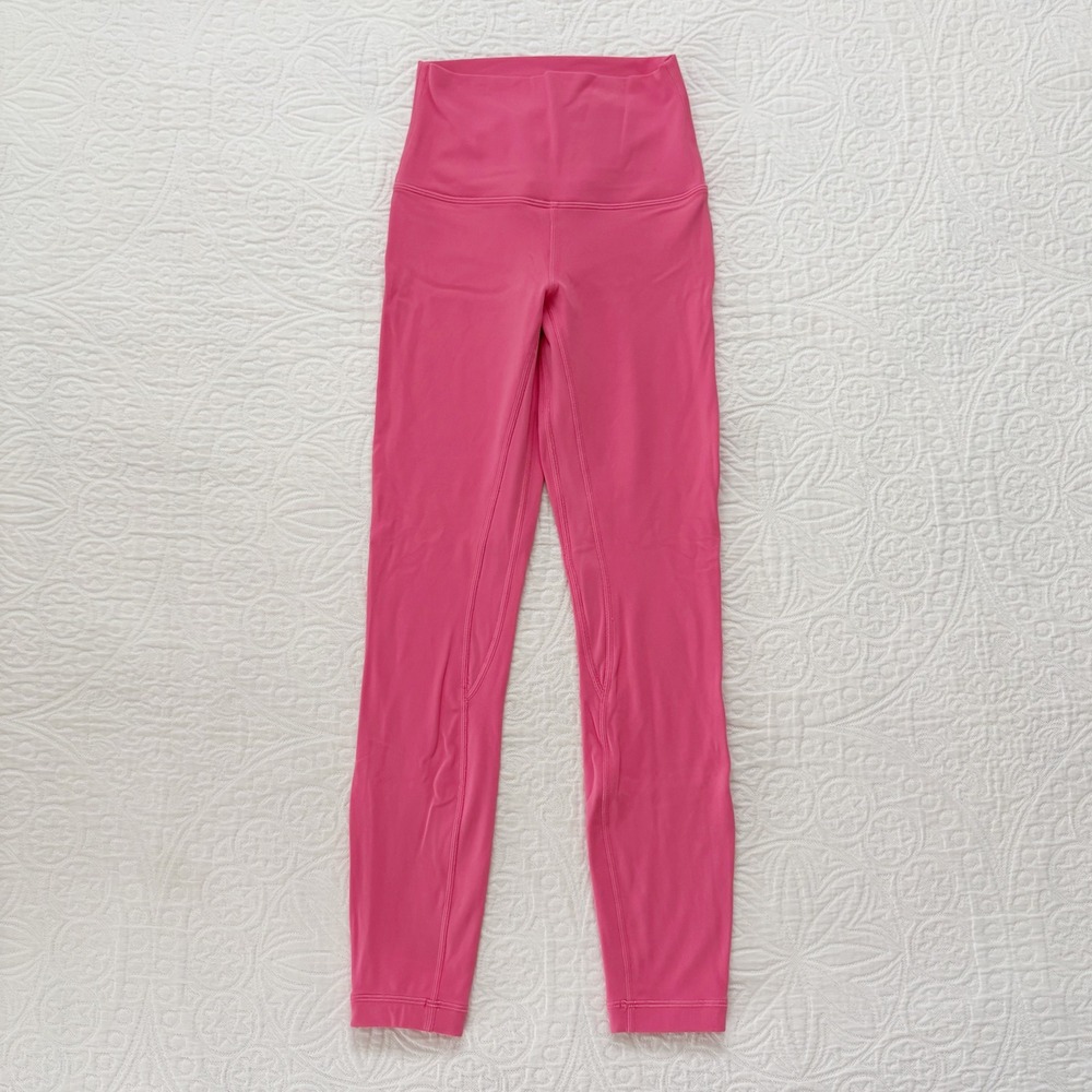 Lululemon Align High-Rise Pant Leggings 25" Inseam, Pink Sz 2